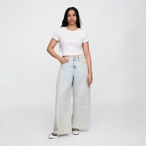 GAP Mid Rise SuperSoft Baggy Jeans NWT 16/33R